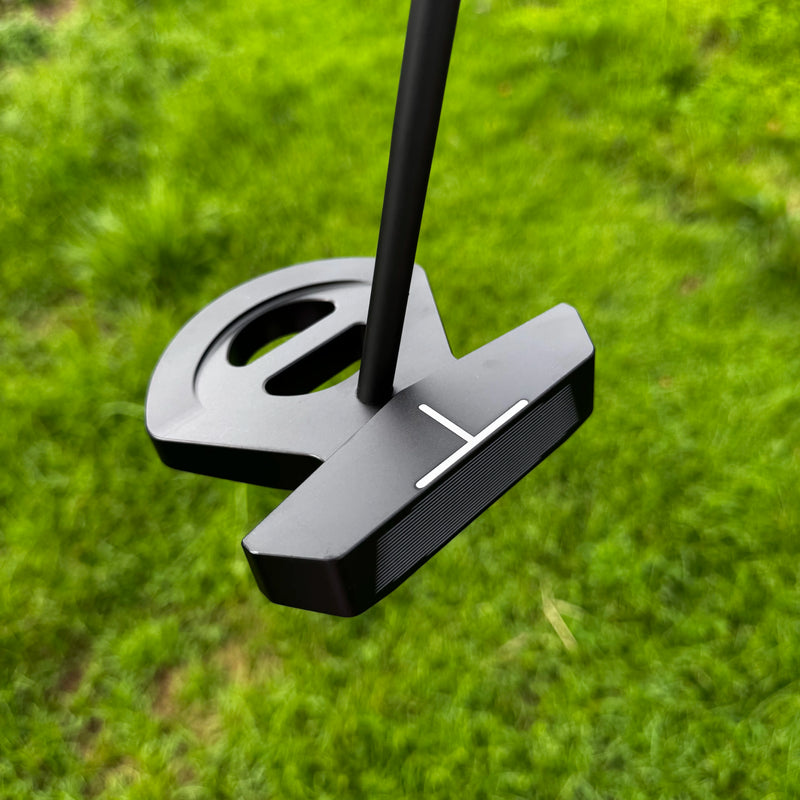 Putter maillet aluminium CNC – ligne d'alignement en T sur le dessus de la tête noire