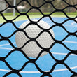 Filet de golf noir 3 x 3 m en polyéthylène, maille 2,5 cm, sans cadre