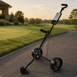 Chariot de golf manuel léger 2 roues pliable, cadre en fer