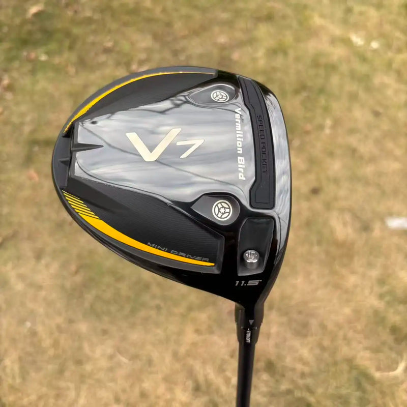 Mini driver de golf titane – version loft 11,5°, vue de dessus de la tête