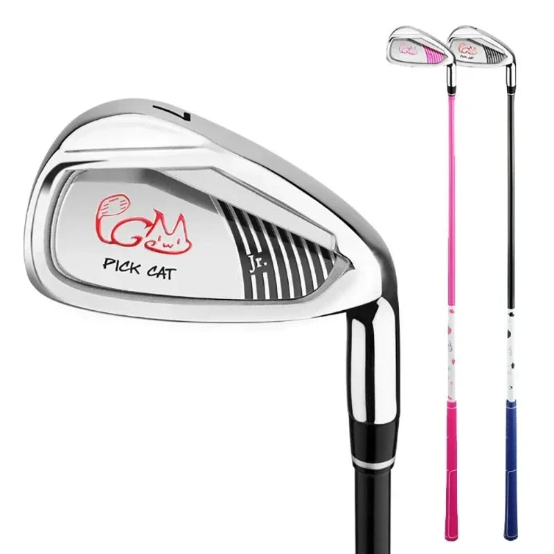 Fer 7 de golf enfant droitier, manche graphite, de 3 à 12 ans