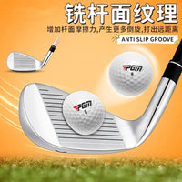 Set de golf enfant 5 clubs – fer à face rainurée en gros plan