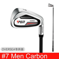 Fer de golf inox – fer 7, manche carbone