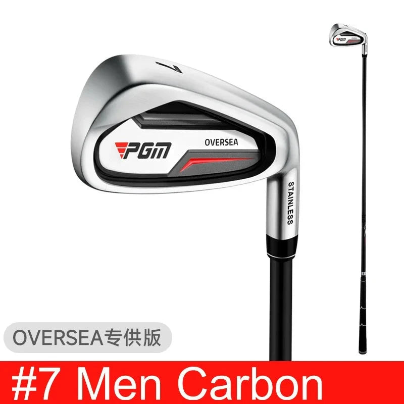 Fer de golf inox – fer 7, manche carbone