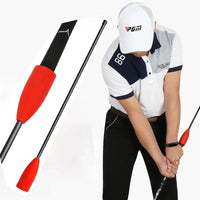 Tige d'entraînement swing golf en silicone de 53 cm, correcteur d'angle du bras