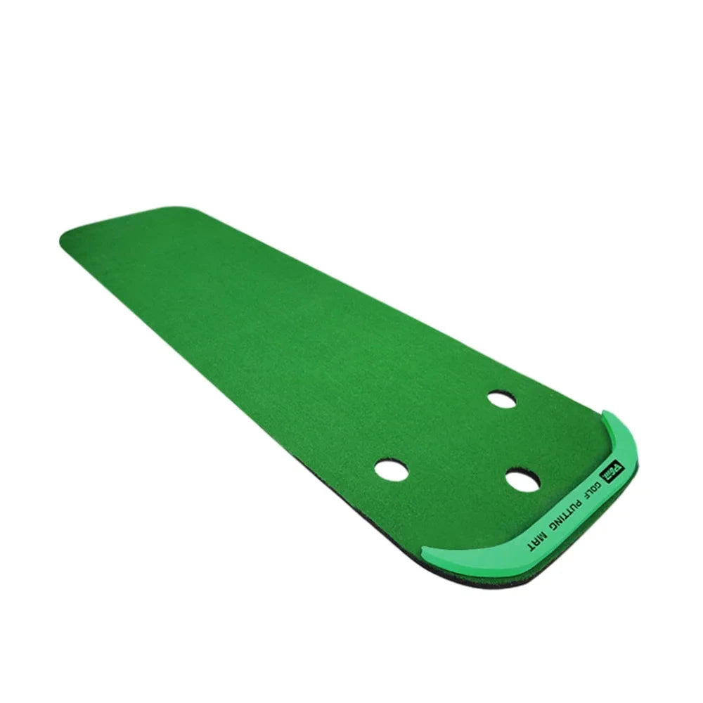 Tapis de putting 300 x 100 cm, trois trous, velours ou gazon
