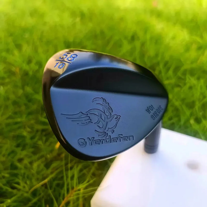 Tête de wedge de golf forgée – finition noire de 58°