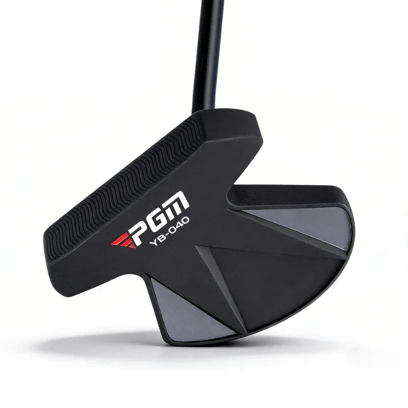 Putter maillet torsion nulle – tête noire vue de trois quarts