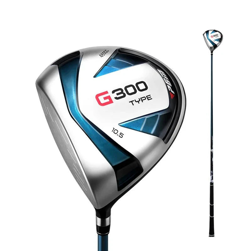 Driver golf homme gaucher, loft 10,5°, manche carbone, 45 pouces