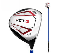 Bâton de swing de golf souple – version tête de driver, vue d'ensemble et détail de la tête