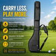 Sac de golf pencil pliable imperméable en nylon pour 8 à 10 clubs