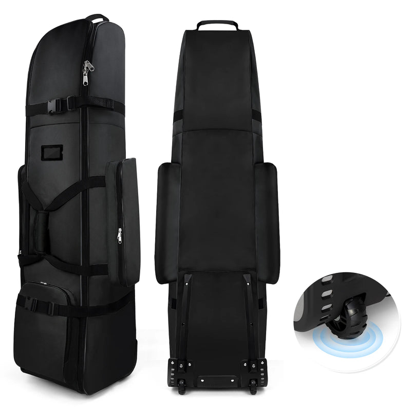 Housse de voyage golf à roulettes en polyester 900D, pliable