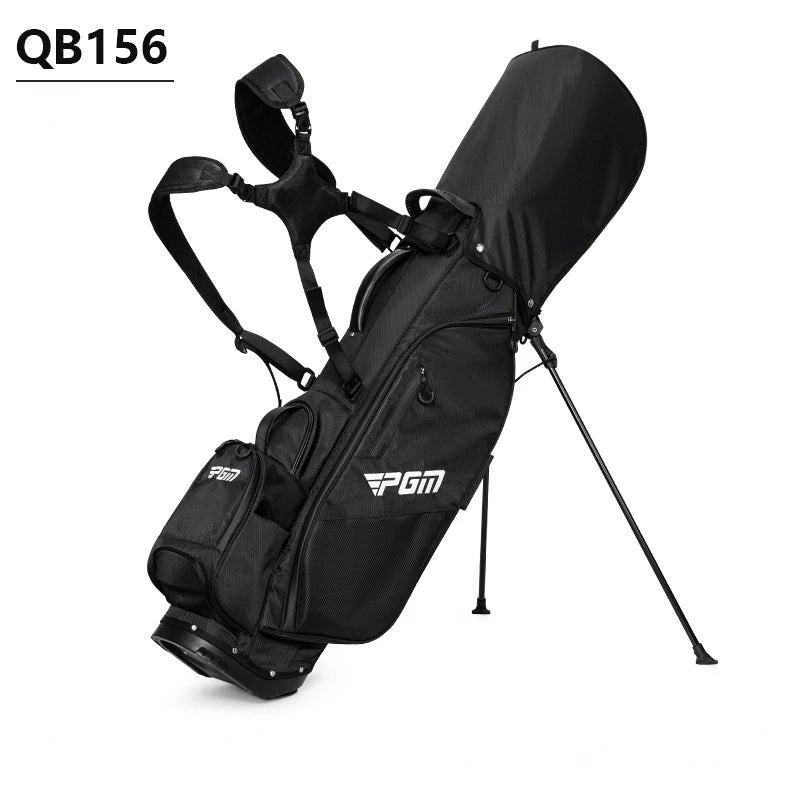 Sac de golf trépied imperméable – coloris noir avec sa double bretelle en X