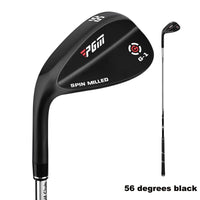 Wedge de golf gaucher – version noire de 56°