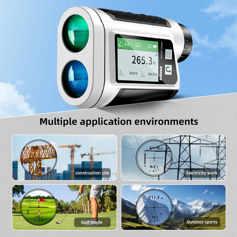 Télémètre laser de golf – modes d'utilisation : chantier, golf, activités extérieures