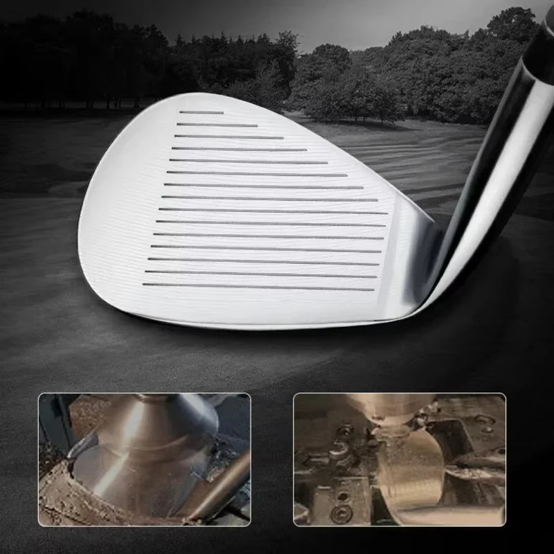 Wedge de sable de golf 72° – face à texture CNC et rainures usinées
