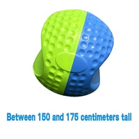 Balle d'entraînement au swing golf – taille moyenne vert et bleu, de 150 à 175 cm