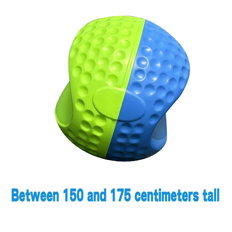 Balle d'entraînement au swing golf – taille moyenne vert et bleu, de 150 à 175 cm