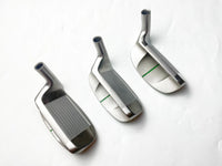 Tête de chipper de golf inoxydable – profil des trois têtes avec le manchon de fixation