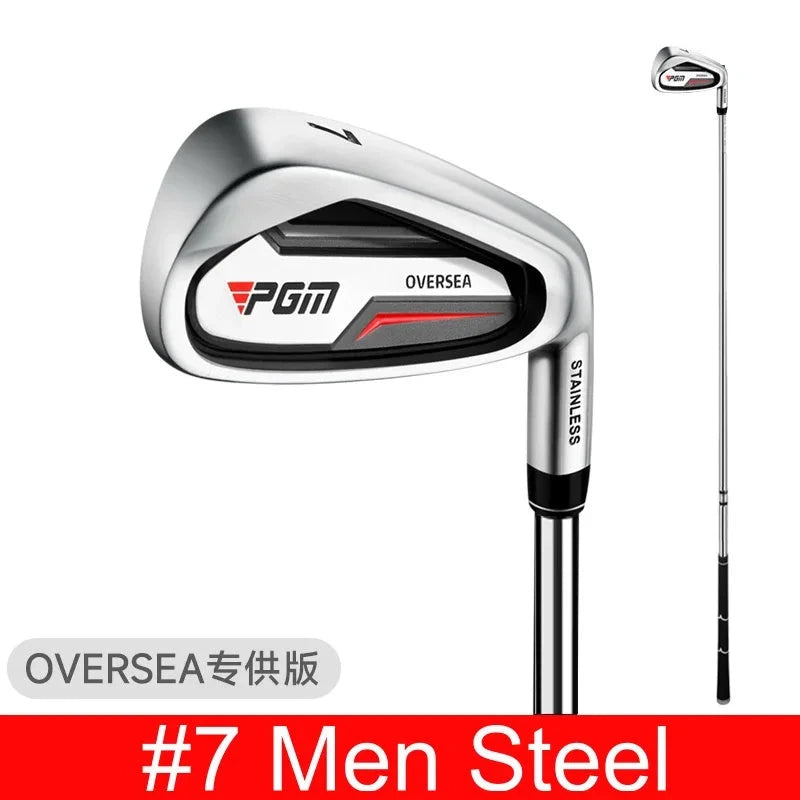 Fer de golf inox – fer 7, manche acier