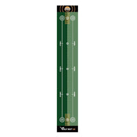 Tapis de putting pliable – dessin vert deux tons avec trois lignes de cibles