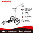 Chariot de golf électrique avec télécommande, double moteur 200 W, batterie lithium