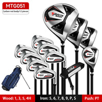 Set de golf complet droitier – 12 clubs à manche carbone avec sac