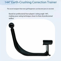 Correcteur de swing golf 144° – correcteur noir sur fond clair