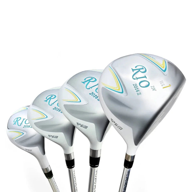 Set de golf complet femme – driver et bois en gros plan