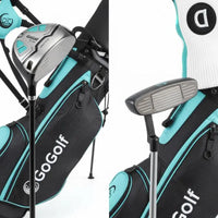 Set de golf complet femme – détail du driver, du putter et du sac