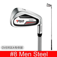 Fer de golf inox – fer 8, manche acier