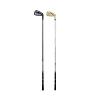 Fer 7 de golf – fers 7 noir et or avec leurs manches