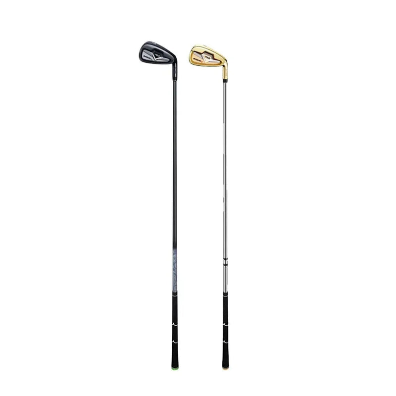 Fer 7 de golf – fers 7 noir et or avec leurs manches