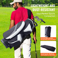 Sac de golf chariot – porté à l'épaule avec la bretelle, protection antipoussière