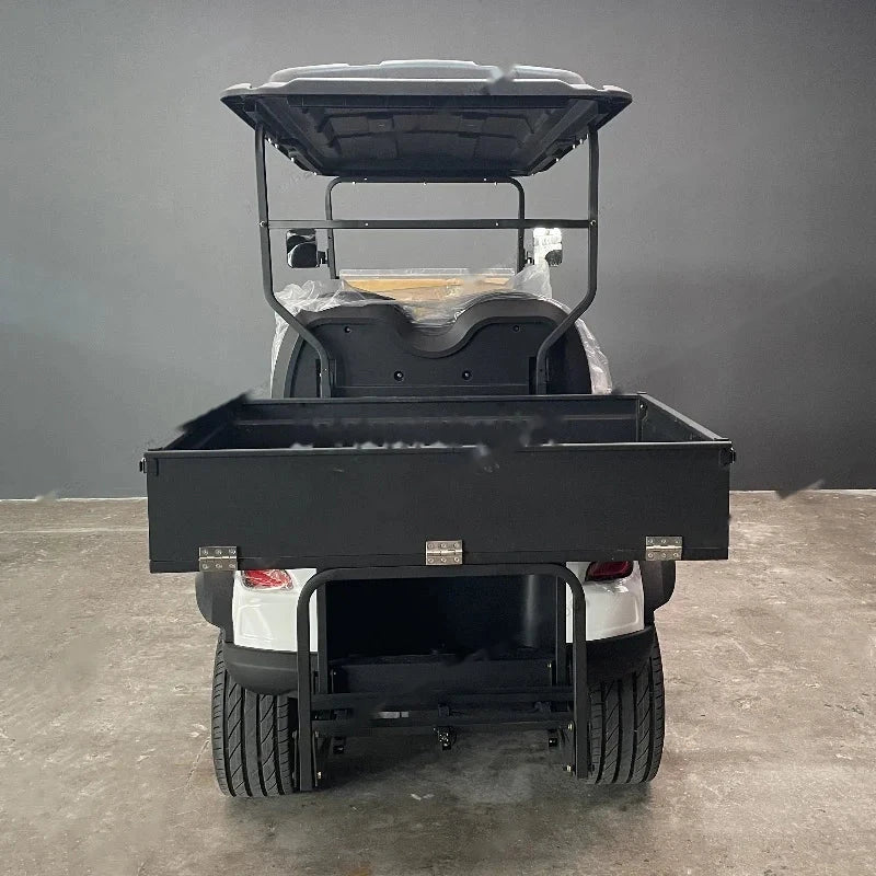 Voiturette de golf tout-terrain – vue arrière, caisse de chargement