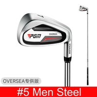 Fer de golf inox – fer 5, manche acier