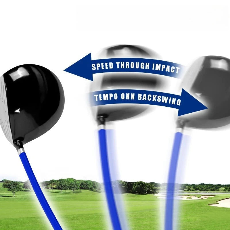 Bâton de swing de golf souple – schéma de la vitesse dans l'impact et du tempo dans la montée