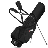 Sac de golf trépied 14 compartiments – sac noir de dos et de face avec ses bretelles