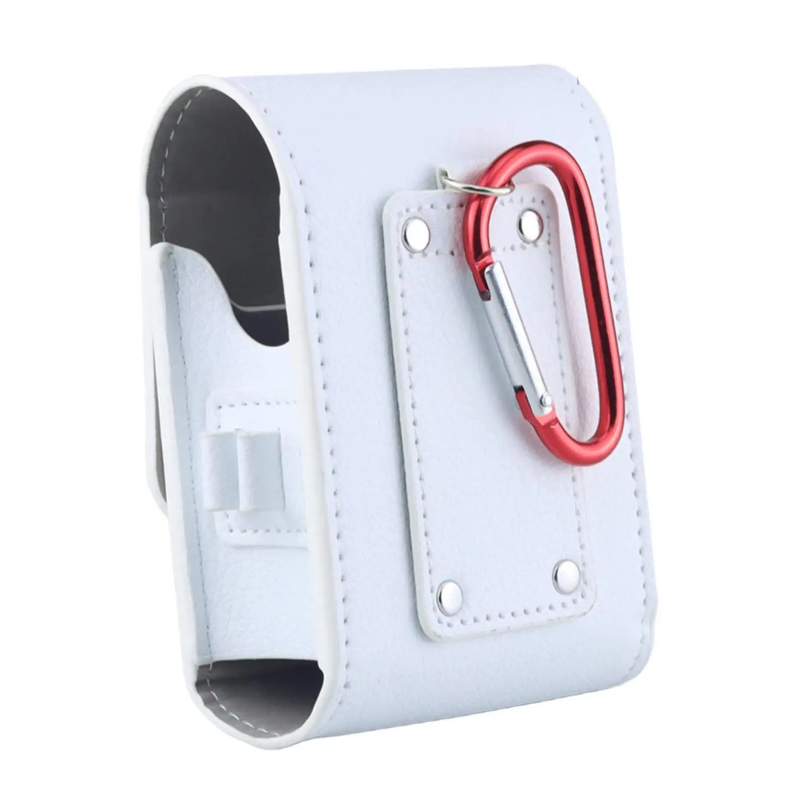 Étui pour télémètre de golf en cuir PU avec mousqueton et porte-tees