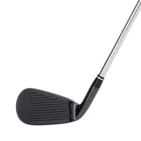 Fer de golf creux noir à l'unité – face à rainures fraisées CNC vue de face