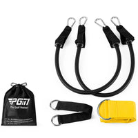 Corde élastique swing golf – deux cordes, sangle de connexion, ceinture jaune et sac de rangement
