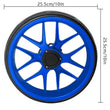 Roue de remplacement de chariot de golf 25,5 cm, pneu en mousse EVA, axe de 9 mm, 5 coloris