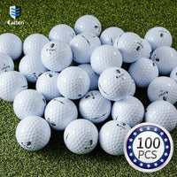Balles de golf – lot de 100 balles blanches sur gazon