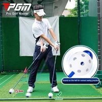 Bâton de swing golf sonore – golfeur à l'entraînement, bonne et mauvaise position de la sphère