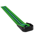 Tapis de putting avec butée surélevée et gazon bicolore