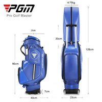 Sac de golf tour à roulettes – cotes du sac : 90 cm de hauteur, 43 cm de largeur, 23 cm de profondeur, 4,75 kg