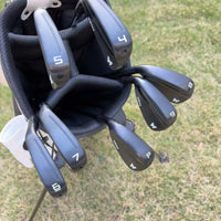 Série de fers de golf forgés noirs – vue 6