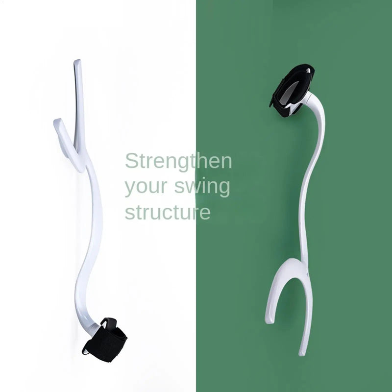 Entraîneur de swing golf – modèles blanc et vert côte à côte