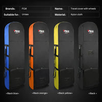 Housse de voyage golf à roulettes – les quatre coloris : bleu, orange, jaune et noir