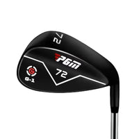 Wedge de sable de golf 72° – tête noire vue de face